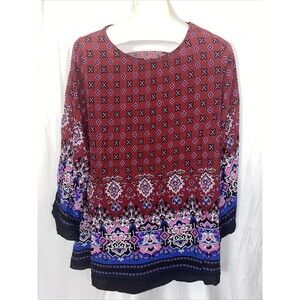 Zansea Collection Floral Mandala geometric paisley relaxed Flowy Soft X